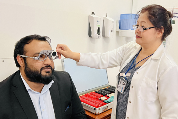 Eye Test Facility